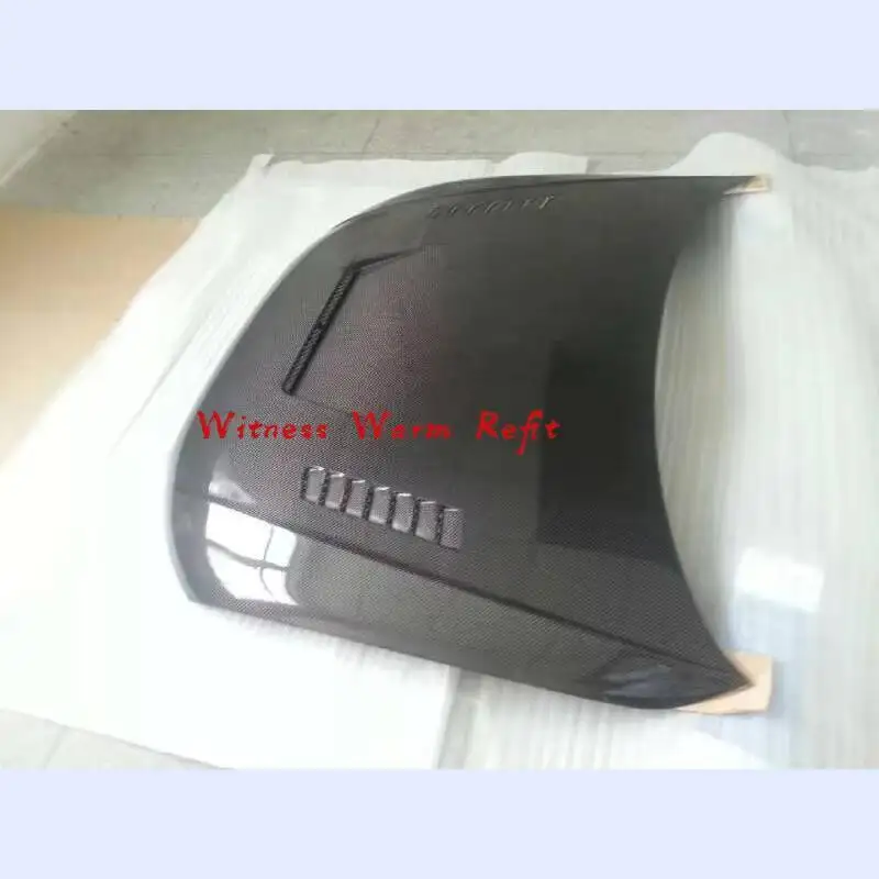 Carbon Fiber Front Engine Hood Bonnets Covers for Audi A4 B8 09-12 - view 3