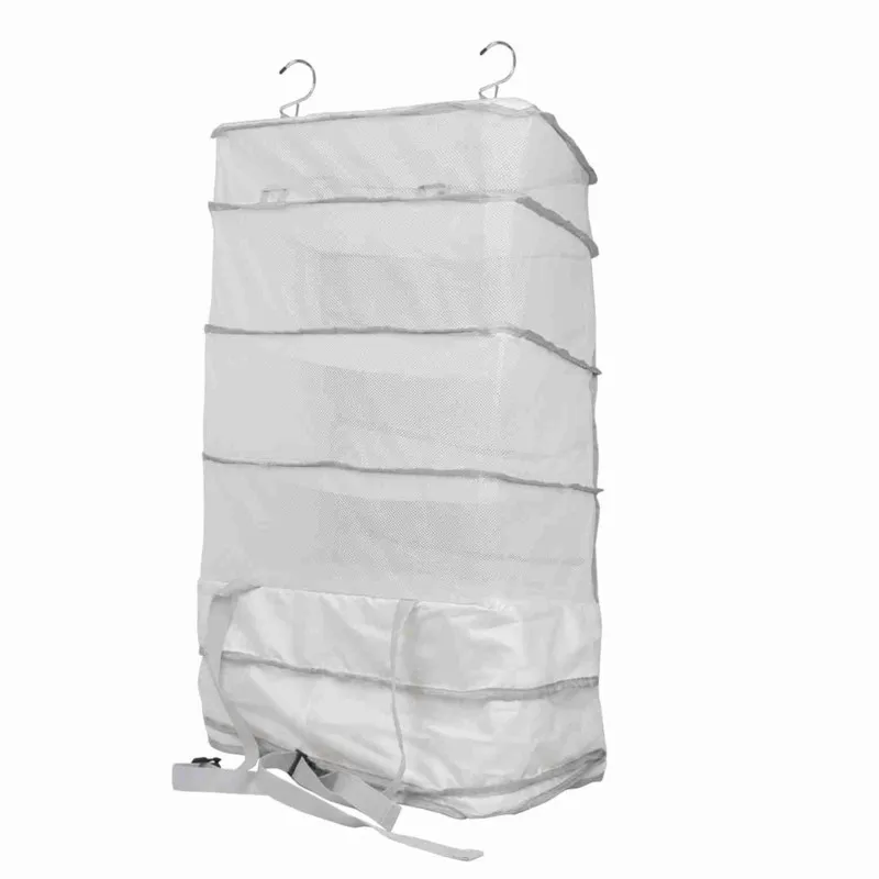 ABRT-Foldable Multi-Layer Travel Organizer-Hanging Storage Bag For Clothes And Accessories