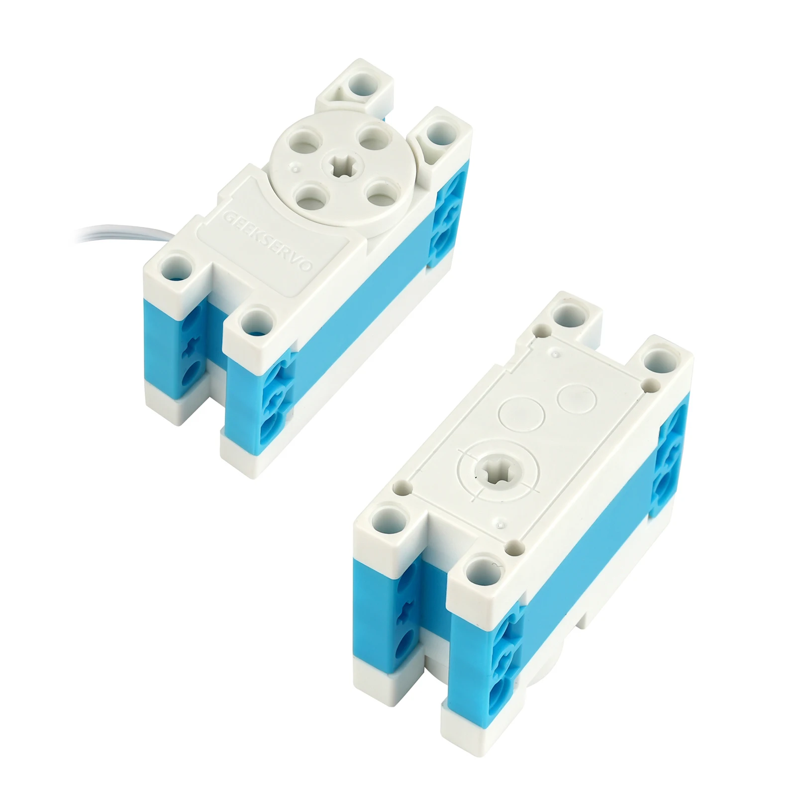 Geekservo 5KG Digital Servo Motor Dual Mode High Torque 360° Continuous Rotation/Angle Programmable for Building Blocks Microbit