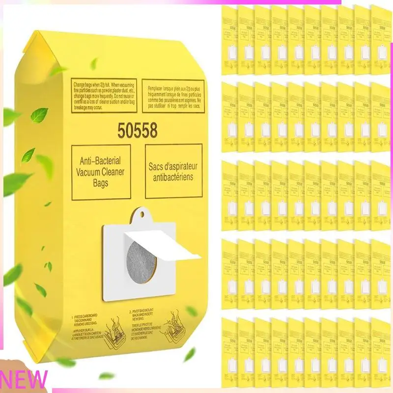 

B15C For Panasonic For Kenmore Canister Vacuum Bags- 50 Pack 50558,For Models Type C/Q 5055 50555 50557 50558& Type C-5 C-18