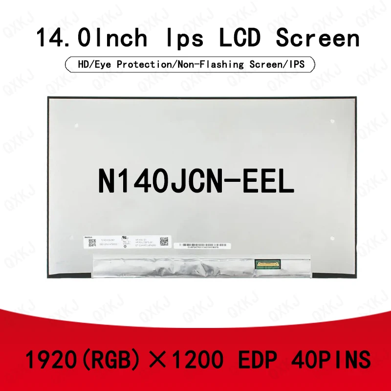 40pin N140JCN-EEL 14.0 inch 1920*1200 Wholesale LCD Panel Laptop Monitor Replacement LCD Screen