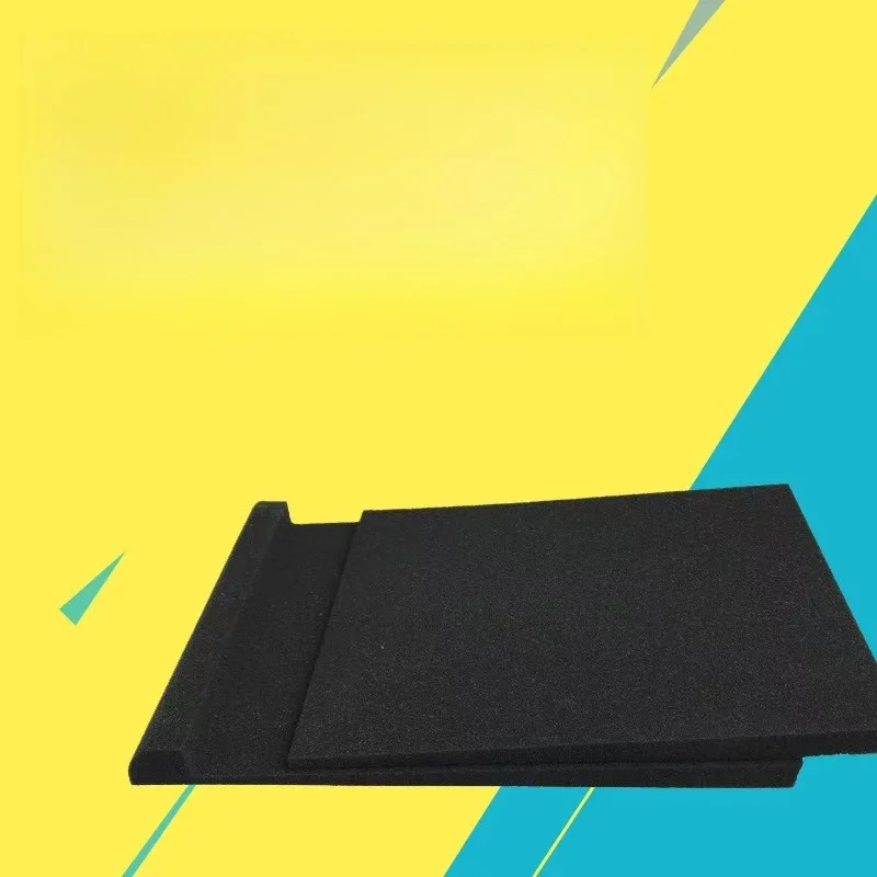 30x20x4.5cm High Density Acoustic Isolation Foam Pads, Monitor Speaker Shockproof Sound Insulation Mats for Recording Studio
