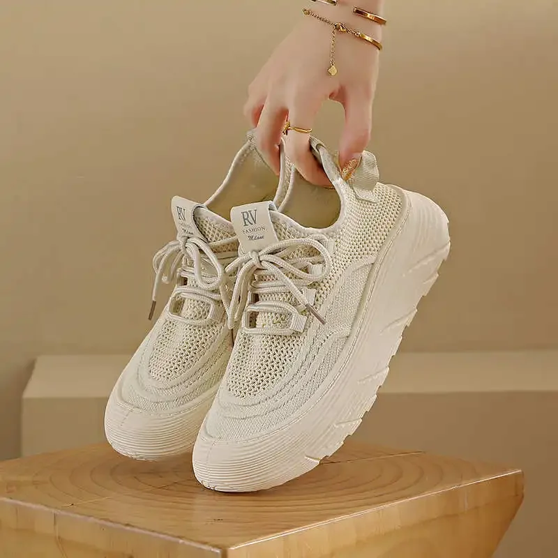 

Autumn Synthetic Leather Women Volleyball Sneakers Golf Kawaii Shoes Brown Boots Sport Novelty Exerciser Maker Design