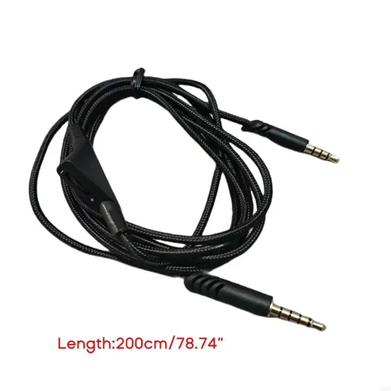 Kabel Kabel Headset 652E Roda kontrol volume in-line untuk headset game A10 A40
