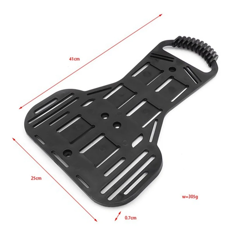 1 SET Dive Backplate Backpanel High Strength Durable For Diving Harness Or Jacket BCD