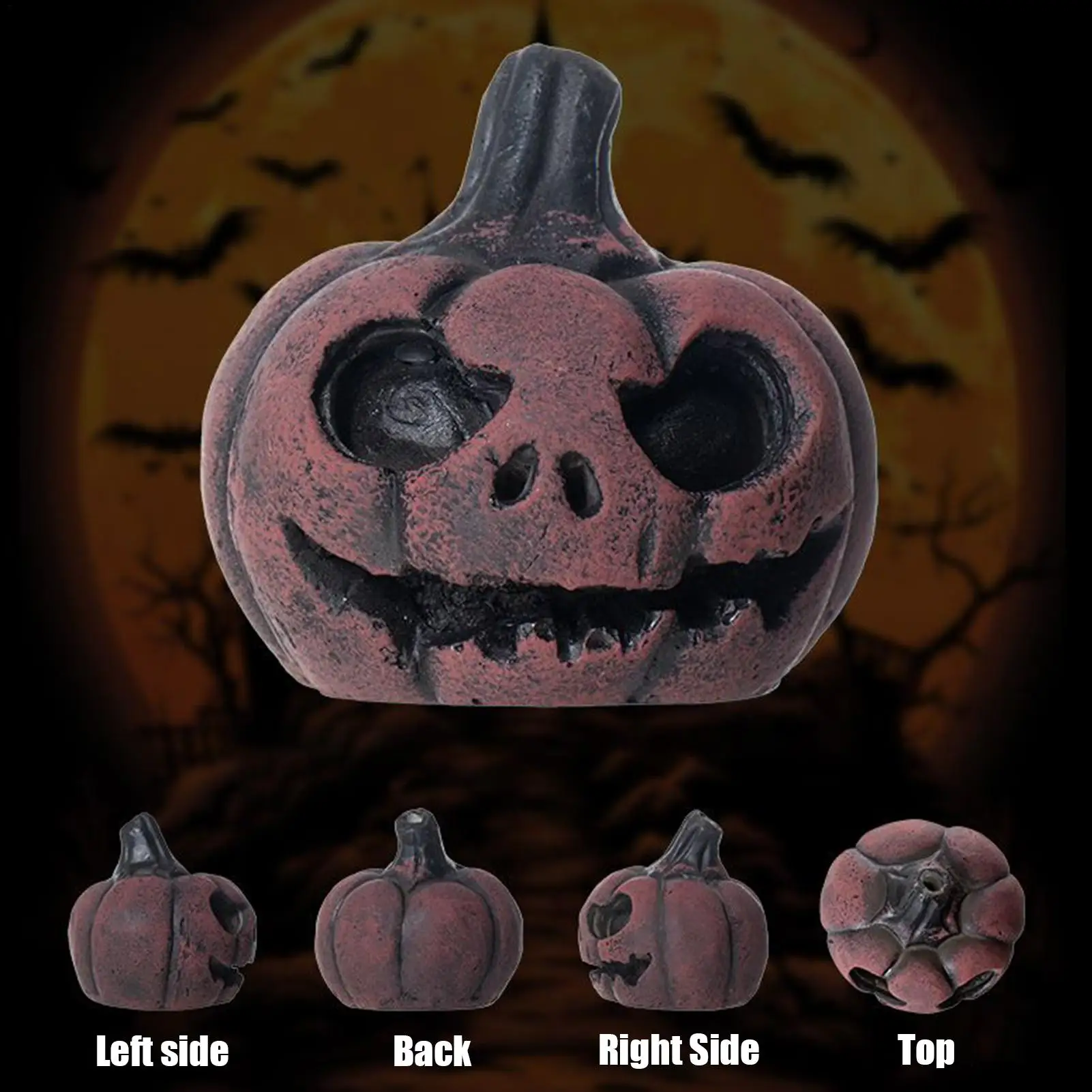 Aztec Death Whistle Real Screaming Human Sound Skull Whistle Loud Halloween Prank Noise Maker for Party Haunted House ﻿