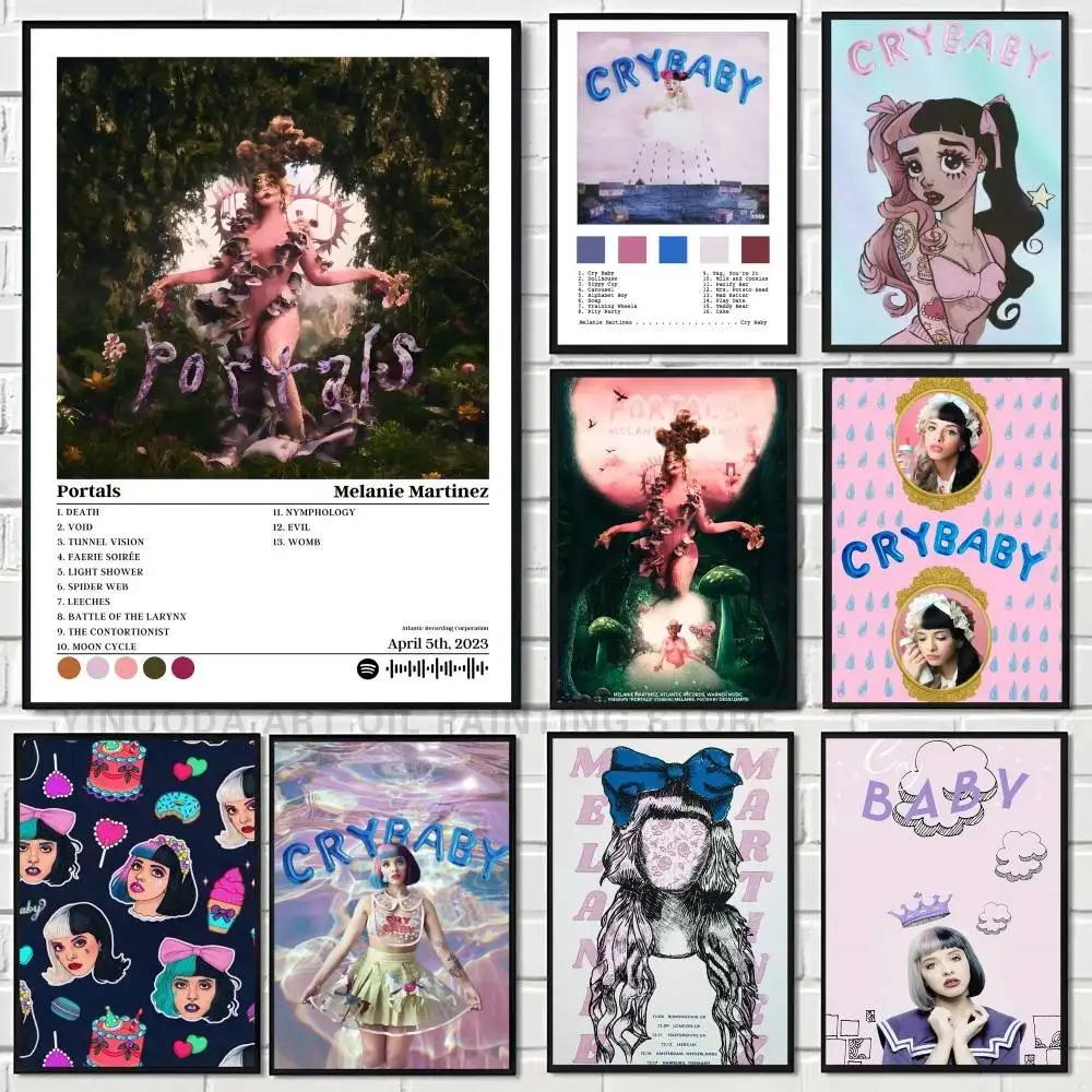 Singer M-Melanie Martinez Portals Poster Wall Art Printing Waterproof Home Living Bed Room Bar Aesthetic Decor
