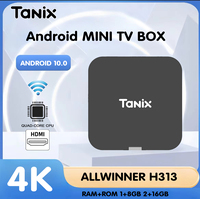 Tanix Mini TV Box 2.4G Wifi 4K HDR Set Top Box USB Super Mini Portable Video Movice TV Channel  Media Player