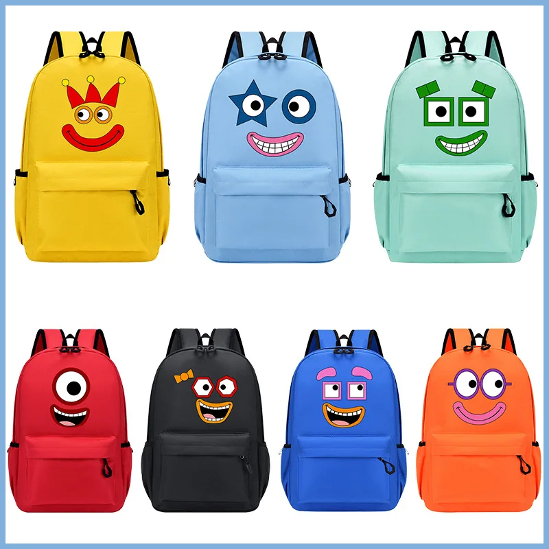 

Mochila Numberblocks Backpack Student Schoolbag large Capacity Outdoor Backpacks Children's Bags Cartoon Fashion Shoulder Bag