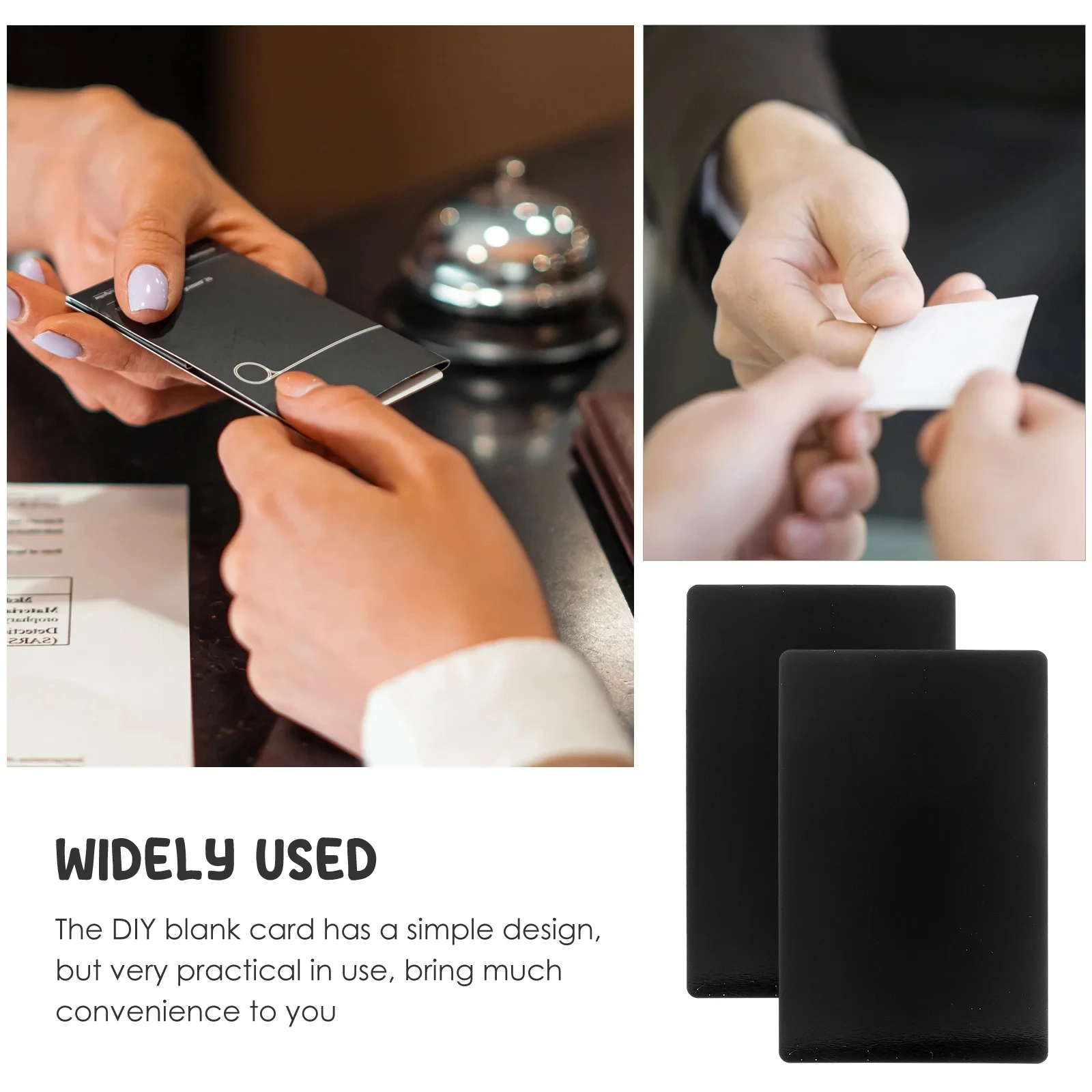 NEJE 200 قطعة بطاقة الأعمال المعدنية المحمولة إنهاء الألومنيوم فارغة بطاقات الحفر بالليزر بطاقات الأعمال المعدنية صنع الحرف اليدوية بالليزر #4