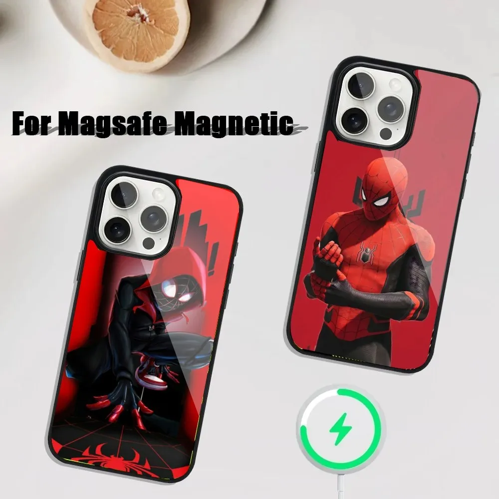 SpiderGuy Cool Super Hero Phone Case For iPhone 16,15,14,13,12,11,Plus,Pro,Max Mini Magsafe Magnetic Wireless Charging