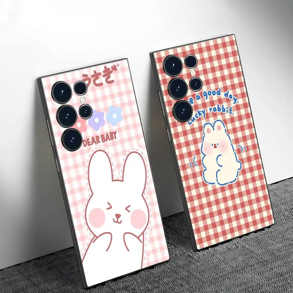 

Cute Puppy Dog Phone Case For Samsung Galaxy S25 S24 S22 S23 Ultra S21 S20 Plus Frosted Full Soft Case