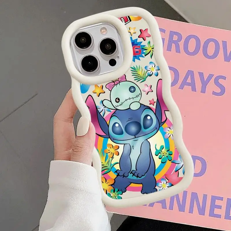 Capa Disney Stitch Phone para Xiaomi, Capa de Silicone, Redmi Note 13Pro, 12Pro, 9, 10 Lite, 10Pro, 12, 8, 13, 11 Pro Plus, 9S