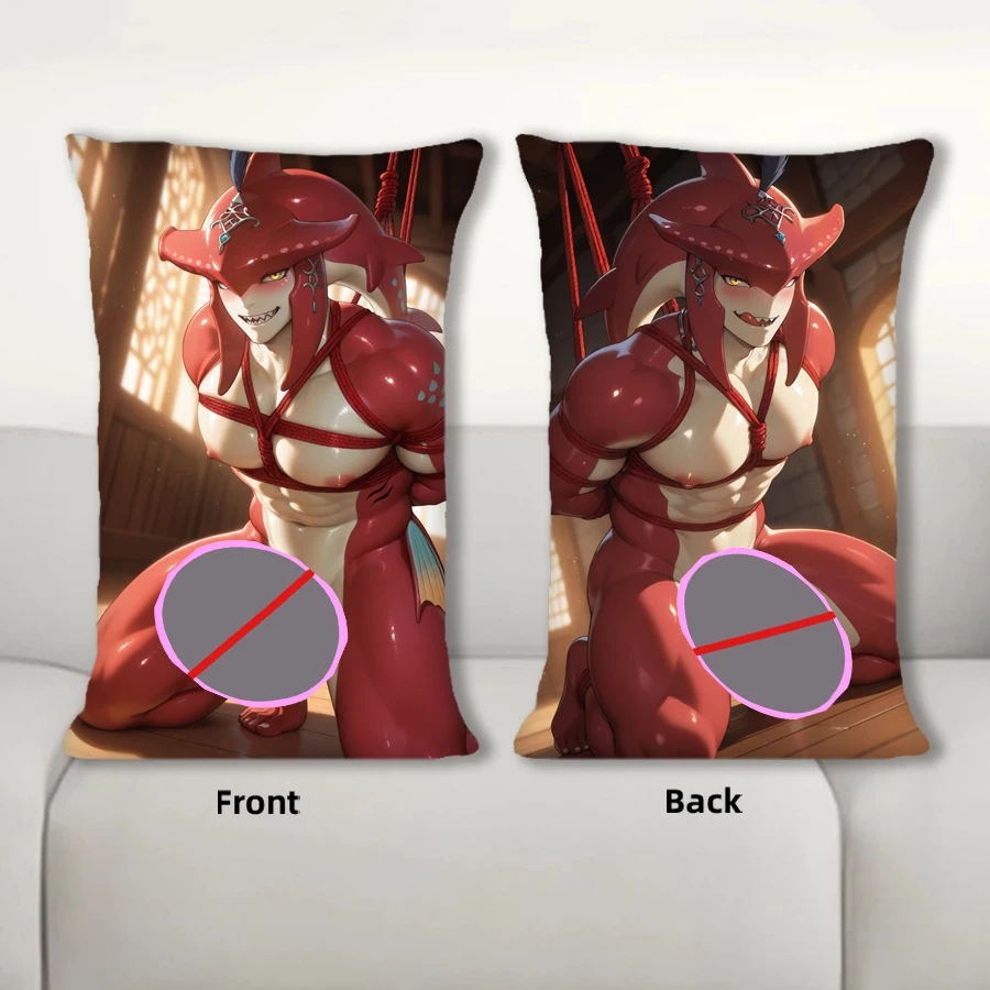 

Dakimakura Anime Zora Princes Sidon Sofa Cushion Body Pillow Cover Double Side Print Bedding Throw Pillow Case