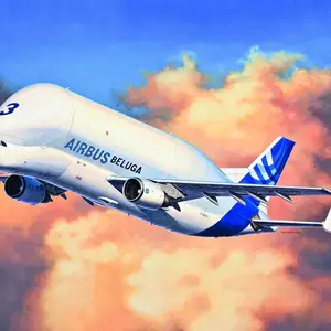 طائرة كبيرة نموذج دييكاست للتحصيل أو الهدية ، طائرة نقل A300-600ST ، إيرباص ، بيلوجا ، مقياس 1: 150 أعلى 8 مبيعات لطائرات بيلوجا - رقم 2