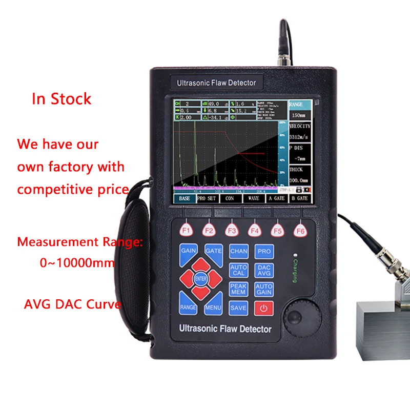 

Factory-made JIMTEC JUT910 Universal Portable Digital Ndt Ultrasonic Flaw Detector for weld inspection