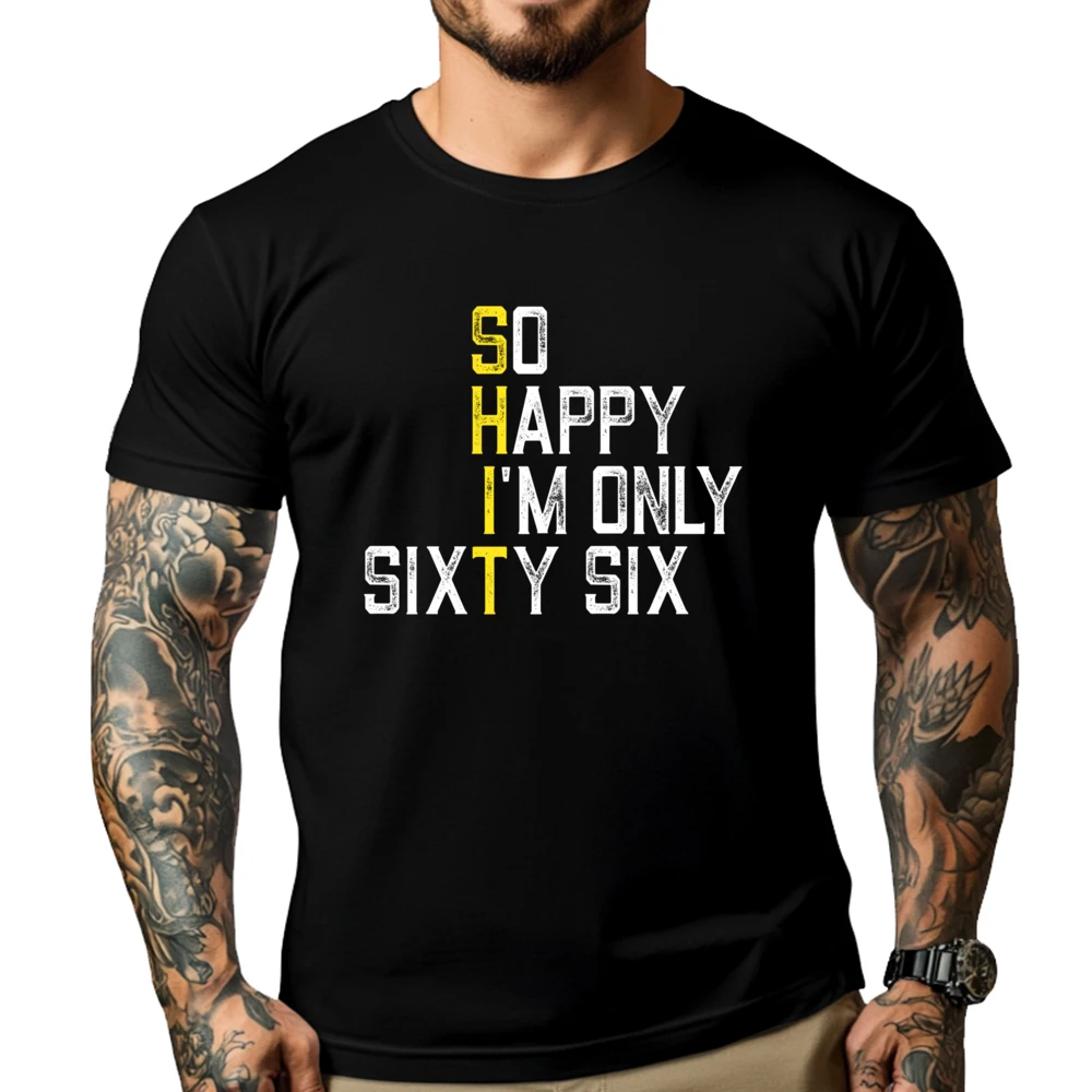 

66th Birthday 1954 Sarcastic 66 Years Old B Day Black Graphic T Shirts Cheap Korean Fashion New In Tops