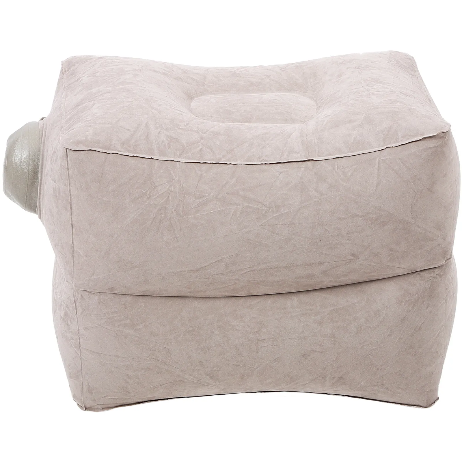 

Inflatable Foot Rest Pillow Adjustable Height for Airplane Train Car Office Home Use Wear-Resistant Travel Footrest Comfortable