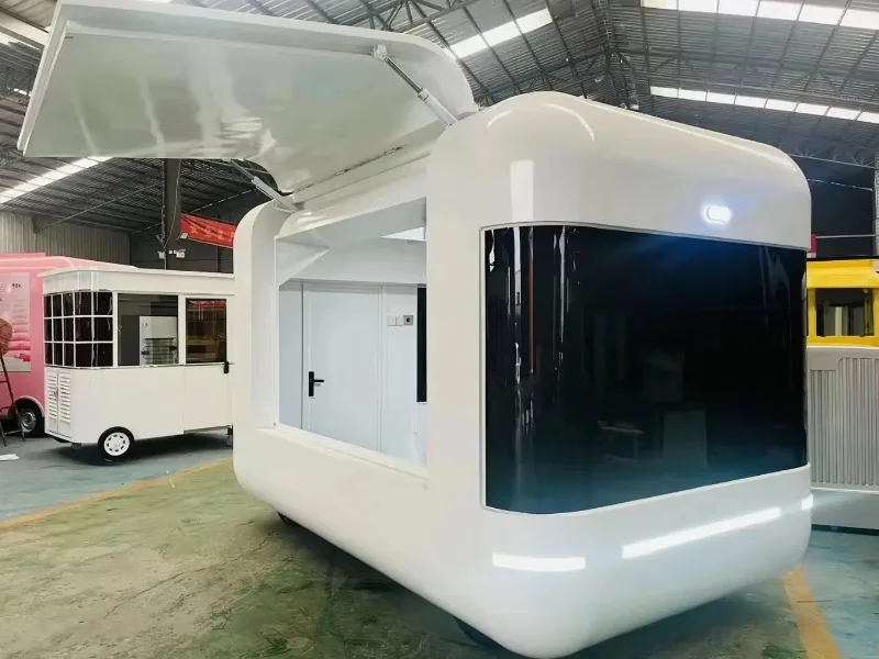 

New Type Full Kitchen Mobile Food Truck for Ice Cream Pizza Coffee and Hot Dog Concession Trailer Cart