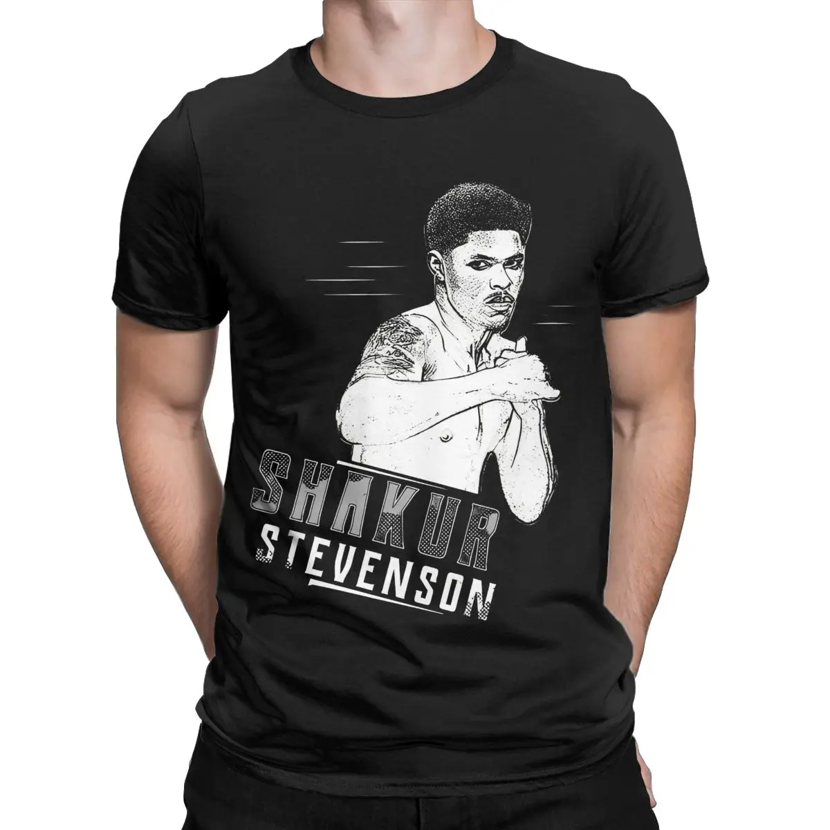 Summer Cool Shakur Stevenson Fighter Men Women's T Shirts Boxing Boxer Outfits Tee Shirt T-Shirts 100% Cotton Gift Idea Clothes