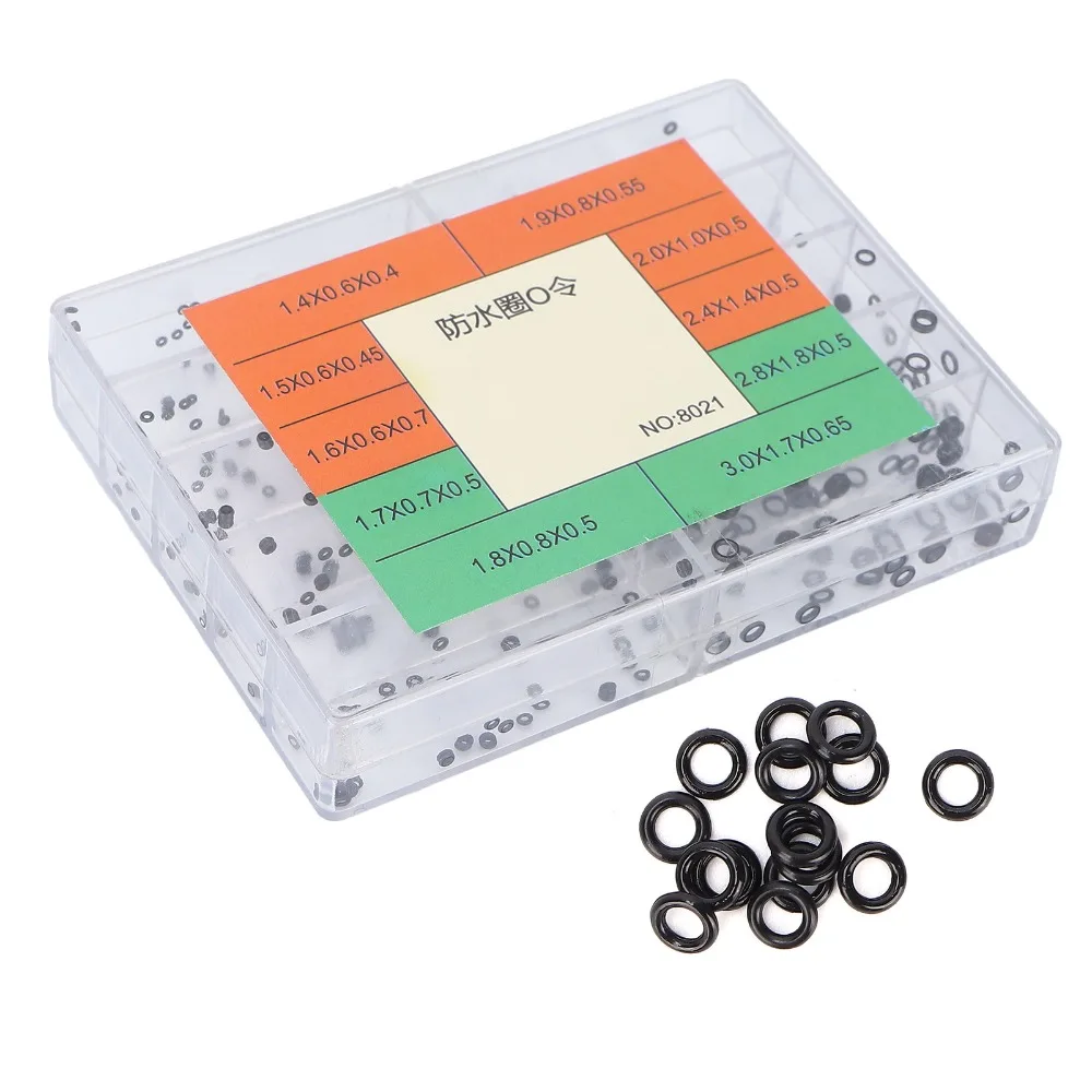 Premium Rubber Watch Crown O-Ring Black Various Specifications Watch Repair Accessory Rubber Watch Gasket For Watchmakers