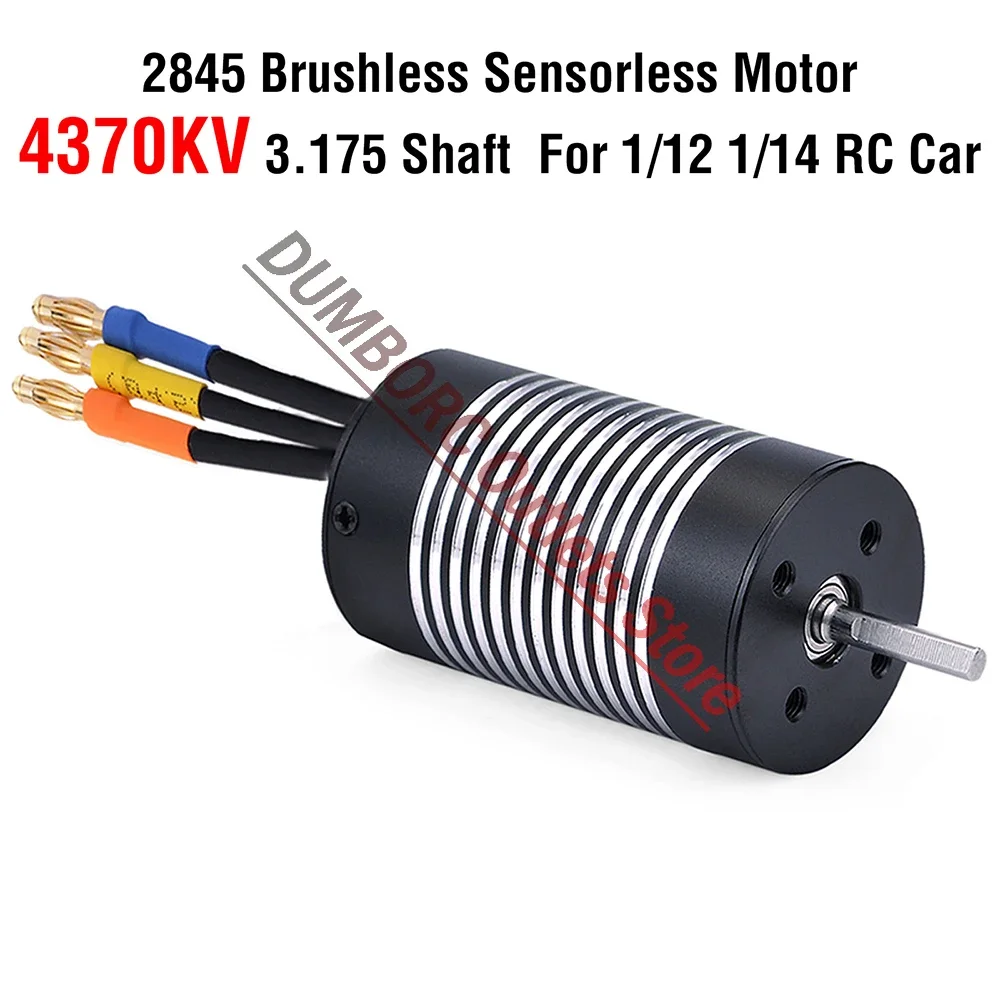 ROCKET-RC F540 2845 3650 3660 3665 3670 3674 4068 Waterdichte borstelloze motor voor 1/8 1/10 RC auto WLtoys 12428 10428 TRAXXAS WPL