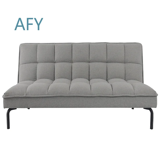 Nisco Tufted Convertible Sofa Futon for Modern Living Room Fabric Sofa Bed for Small Spaces Apartment Dorm Room Multi