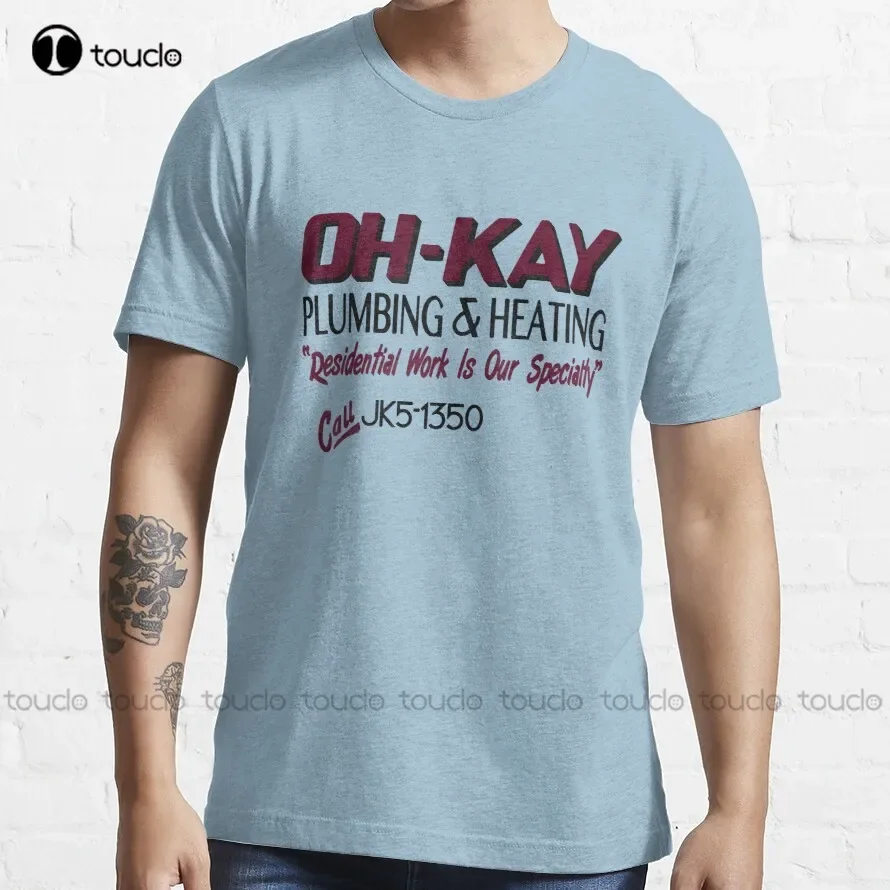 

Oh-Kay Plumbing футболка мужские рубашки на заказ для взрослых и подростков унисекс с цифровой печатью xs-5xl всесезонная хлопковая футболка хорошего качества