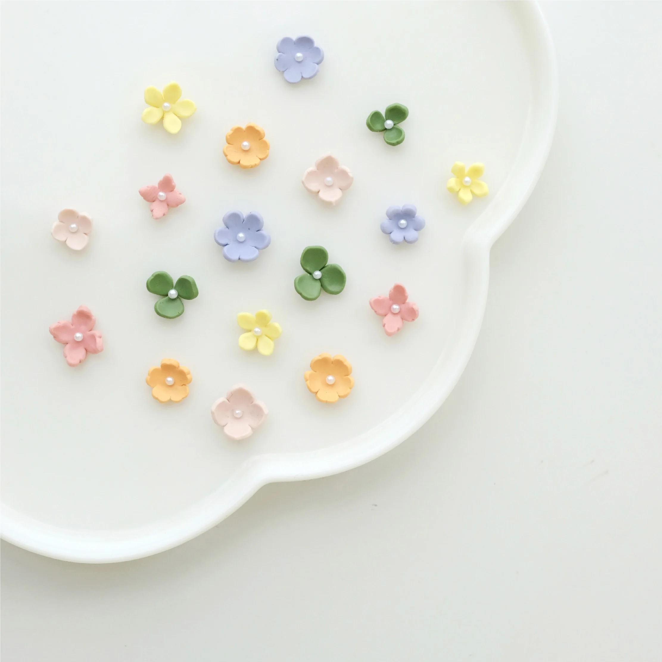 Mini Blütenblatt Kombination Formen Für Polymer Clay Neue Feine Blume Blatt Ton Schneider DIY Ohrring Anhänger Schmuck Machen Werkzeug – Detail 7