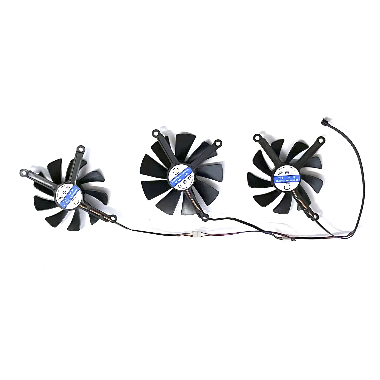 

NEW 85MM 95MM 4PIN CF1010U12S RX 5700 XT Thicc III GPU Fan，For XFX RX 5600 XT 5700 XT 5700 THICC III Graphics card cooling fan