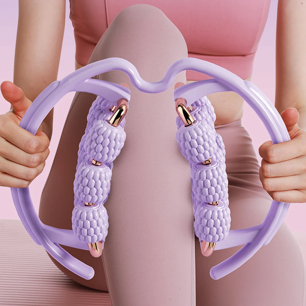 1PCS Cellulite Massage Tool,Cellulite Remover for Legs,Massage Roller,Massage Muscle Roller,18 Roller Leg Slimming Massager