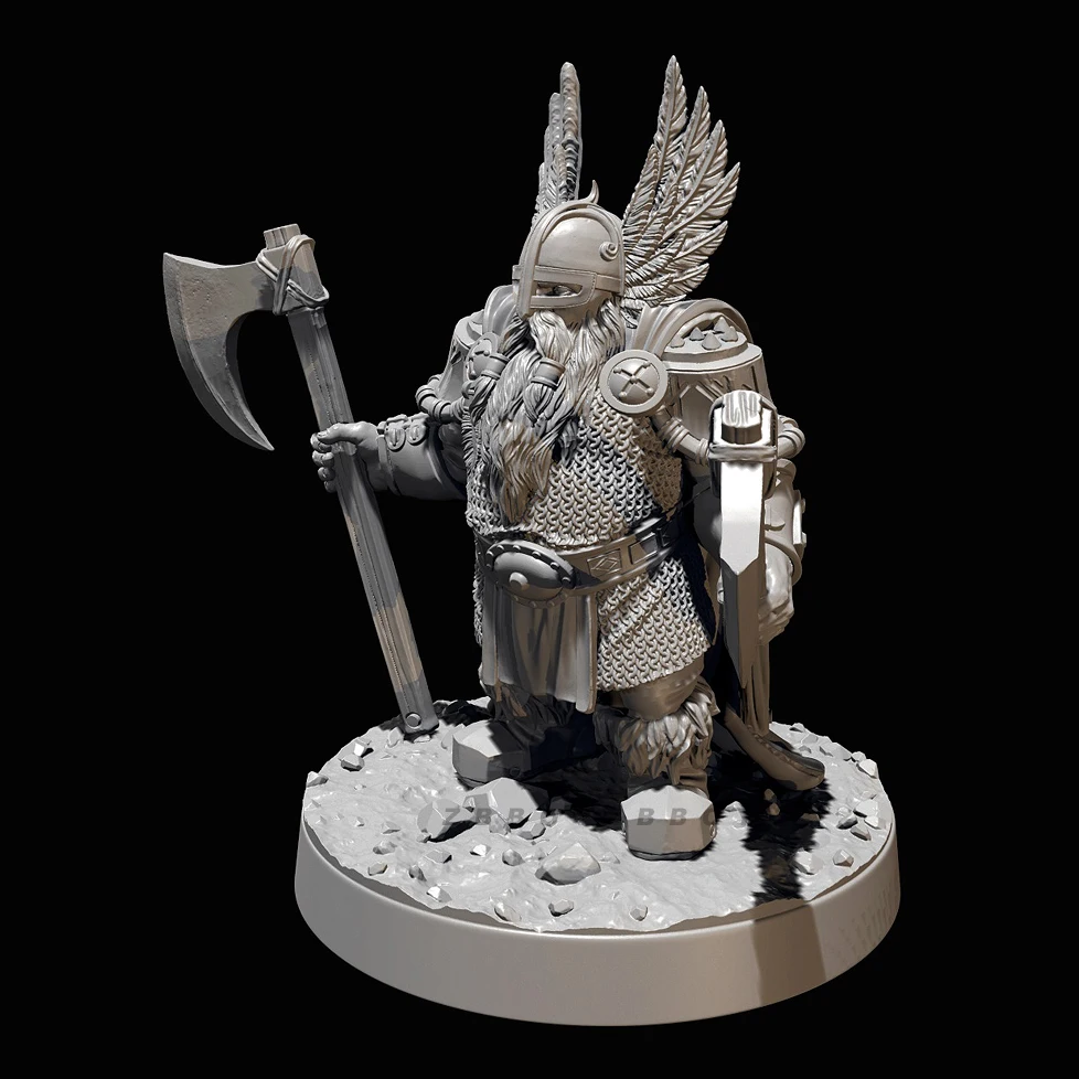 L'altezza dell'uomo 38mm 50mm 75mm kit modello in resina figura stampa 3D incolore e autoassemblata TD-6967/3D
