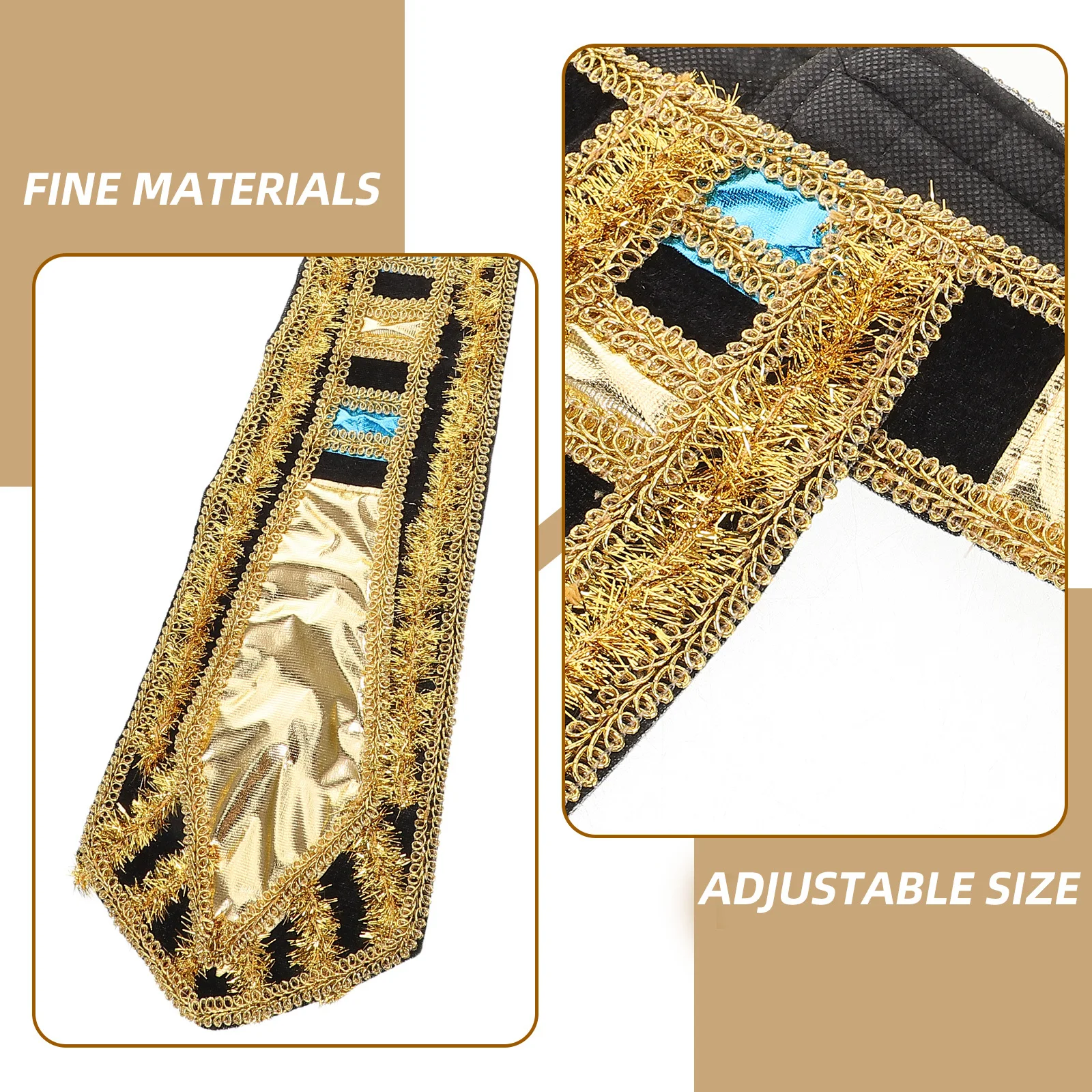 Ceinture de taille égyptienne, Style égyptien ancien, accessoire de Costume de fête de Festival, accessoires de tenue de pharaon, tenue de Cosplay