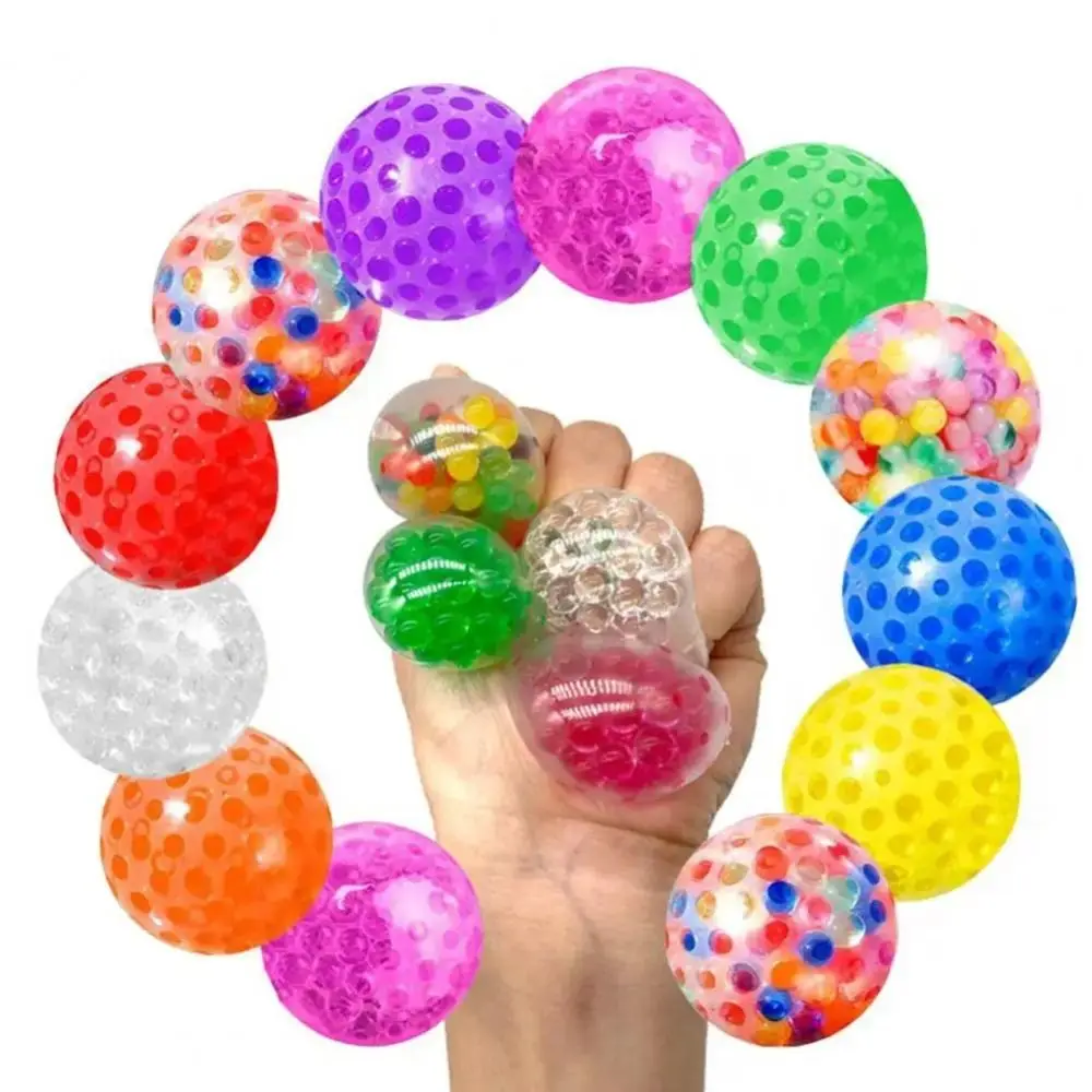 Funy 3.5Cmtpr Squeezing Toy Ball Soft Glue Alleviate Anxiety Squeezing Toy Grape Ball Vent Water Bead Ball