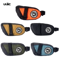 Bolsa de asiento de ciclismo ULAC, 0,6/1/1,3l, bolsa para SILLÍN de bicicleta multicolor, impermeable, herramientas de reparación de bicicletas de montaña y carretera, bolsa trasera, accesorios