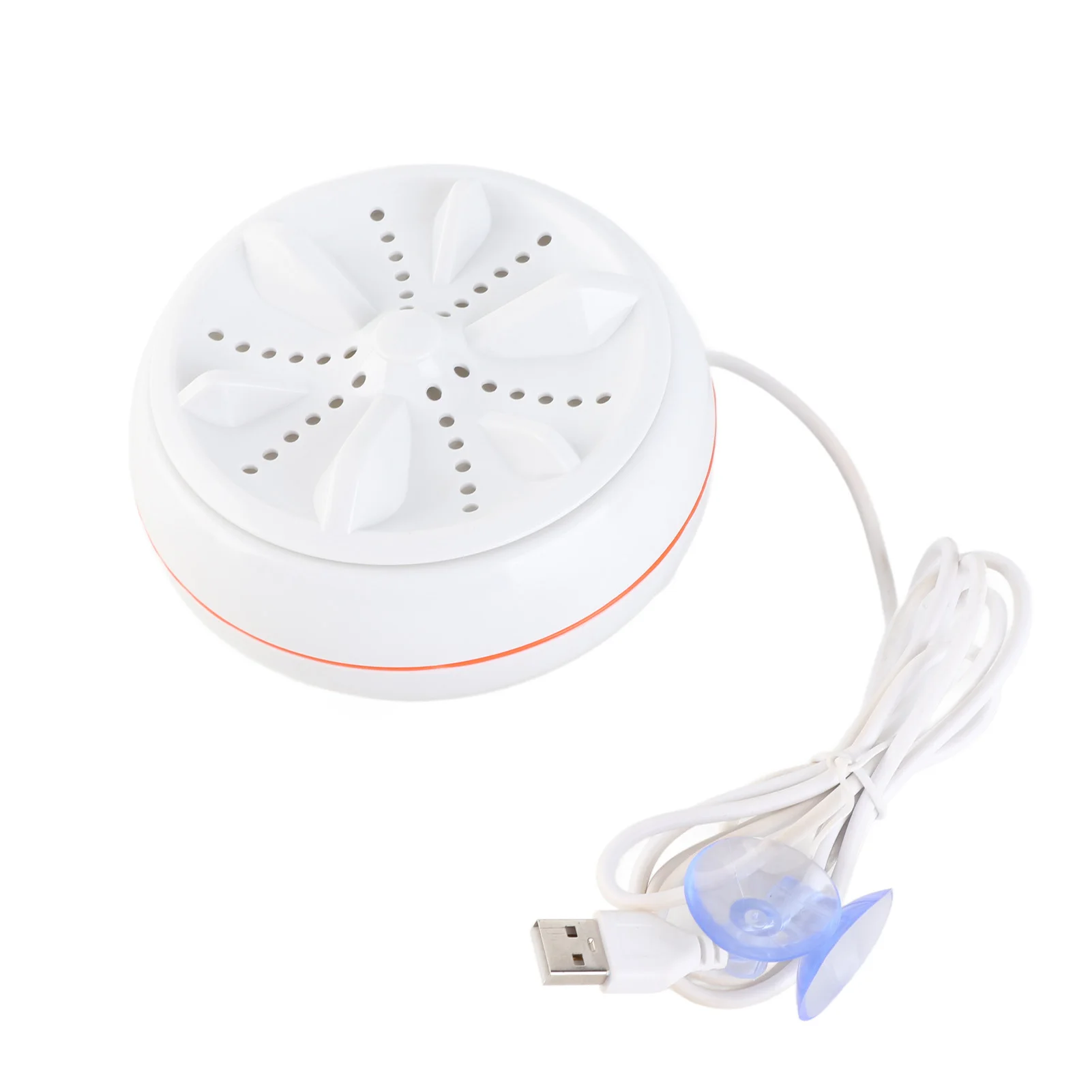 Automatic Small Ultrasonic Turbine Washing Machine 27W 50 Secs Forward Reverse Cleaning Power off Feature Easy Home Cleaning