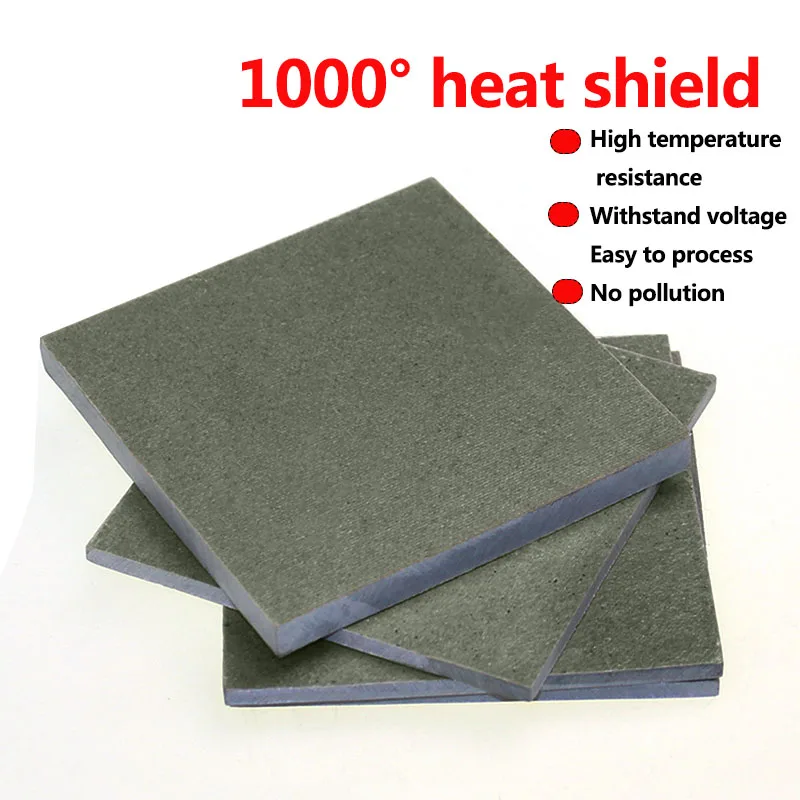 Mold Insulation Board 1000°C Heat Shield Flame Retardant Sheet Industrial Thermal Insulation Plate for Injection Machine