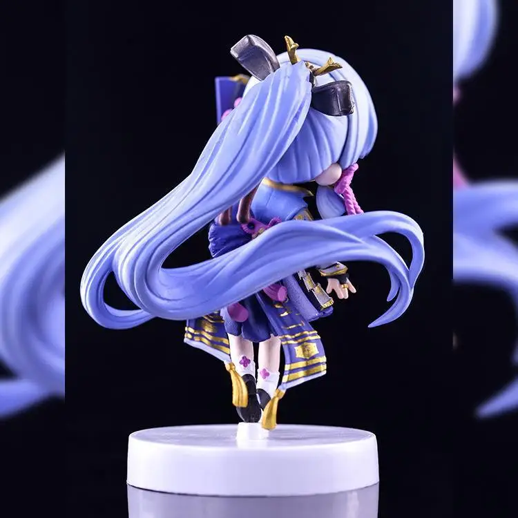 17cm Anime Genshin Impact Kamisato Ayaka Figure GK Game Q Ver Manga Statue PVC Action Figurine Collection Model Toy Gift Doll