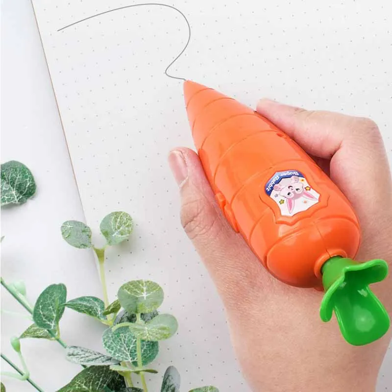 New Simulation Carrot Eggplant Corn Multifunctional Recorder Toys Creative Kids Press Ballpoint Recorder Pen Novelty Funny Gifts