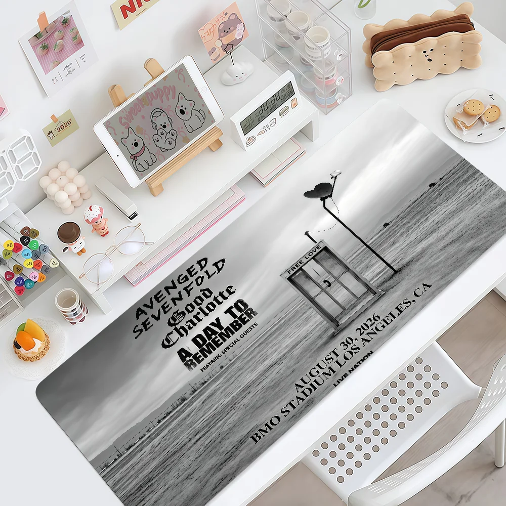 Sevenfold Mouse Pad MousePad Non-slip Lockedge Office Heavy A-Avenged Student Gaming Thickened Large Writing Metal Pad Cushion