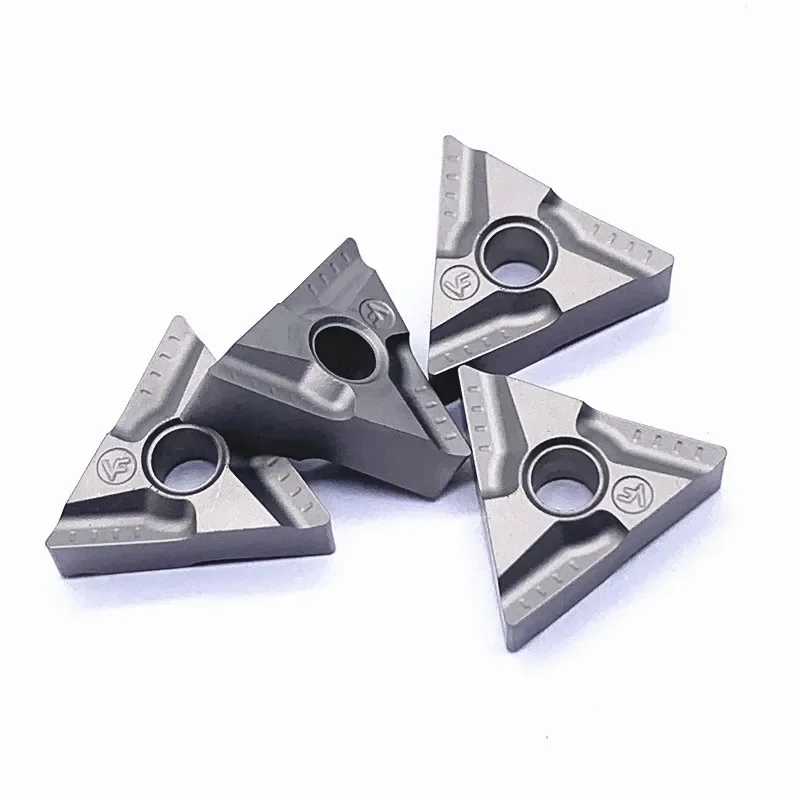10 قطعة TNMG160404/408 R/L-VF CT3000 سيرميت الثلاثي الشق CNC تحول إدراج