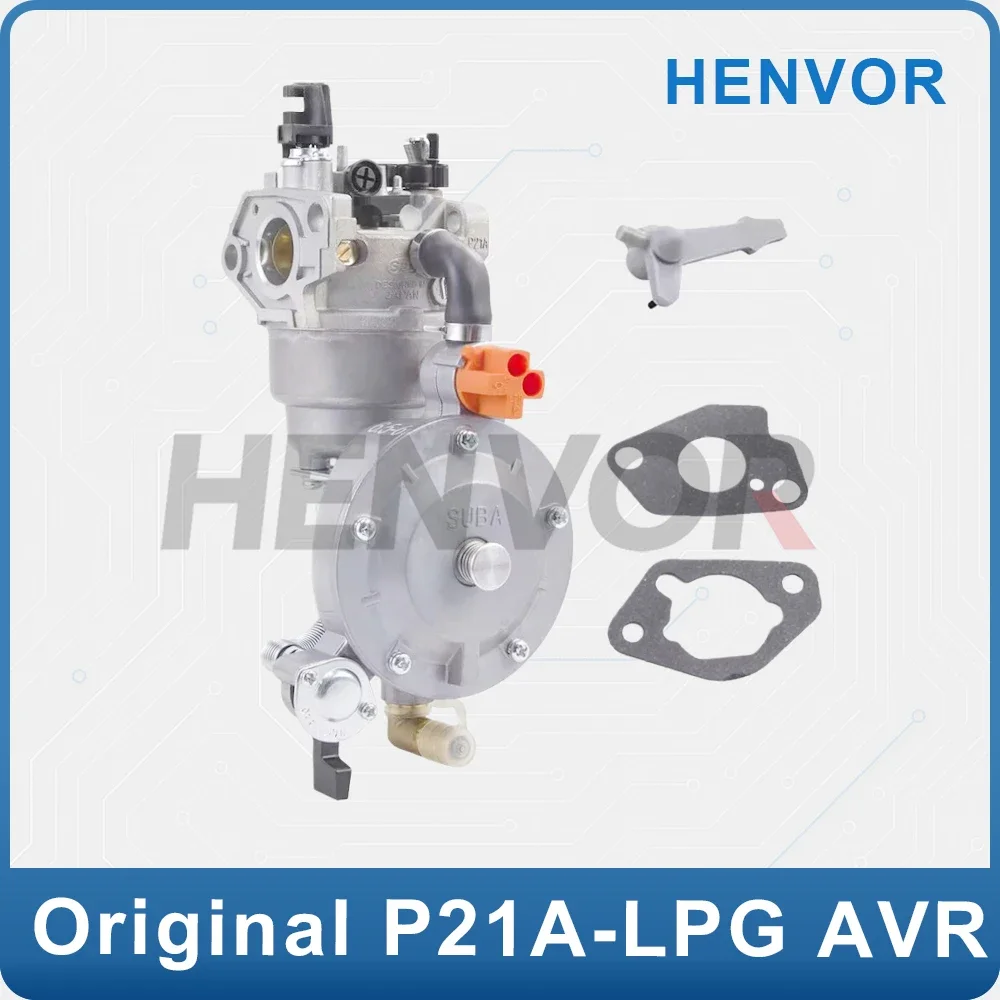GX270 177F Engine LPG Carburetor Dual Fuel NG Conversion Kit Generator Water Pump Accessories 3KW 9HP P21A LPG