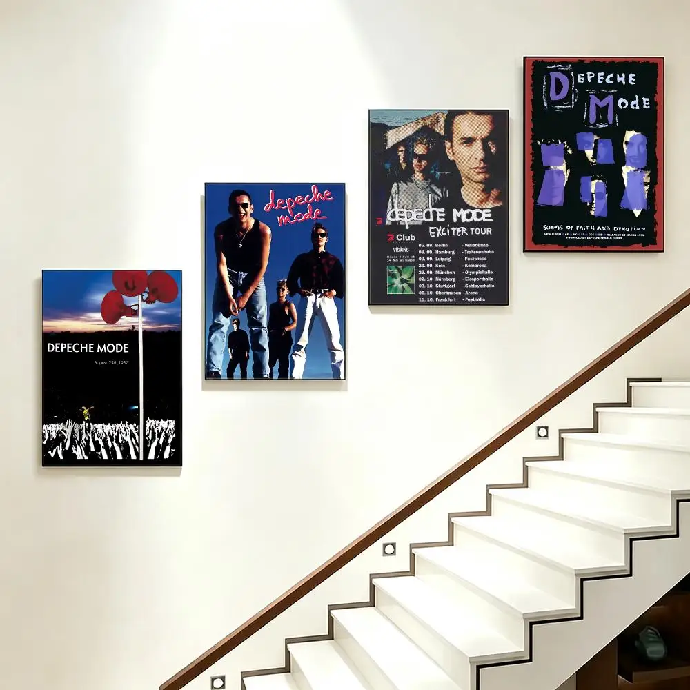 band Depeche Mode Poster Poster HD  Printing Soothing and Cream Style Home Decor for the Living Room cafes Gift Giving