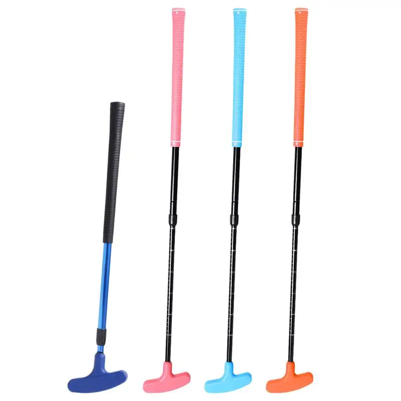 Golf Putter Clubs Right & Left Handed Golf Clubs Telescoping Adjustable Golf Grips Club For Kids Adults Golf Putter Training Aid