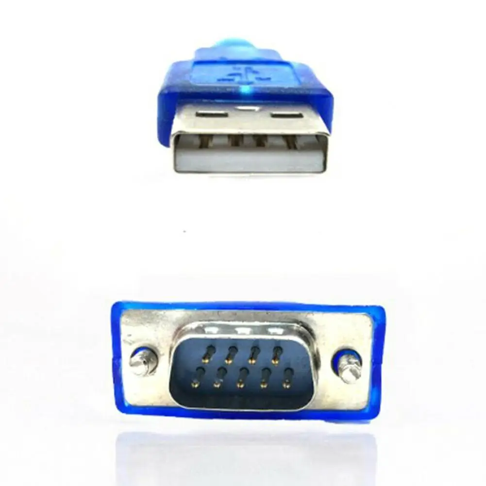 80cm High Quality USB 2.0 to Serial RS-232 DB9 9Pin Chipset SUPPORT Adapter USB RS232 ch340 Cable WIN10 Converter