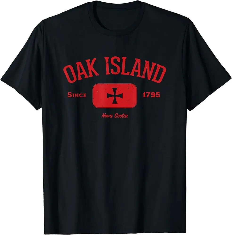 Oak Island Knights Templar Cross T-Shirt For Men Clothing Women Tees Y2K Tops Unisex Summer Short Sleeve