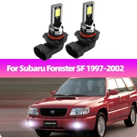 2 uds bombillas LED para lámpara antiniebla para Subaru Forester SF 1997 1998 1999 2000 2001 2002 luz antiniebla delantera de coche 3030SMD blanco brillante 6000K