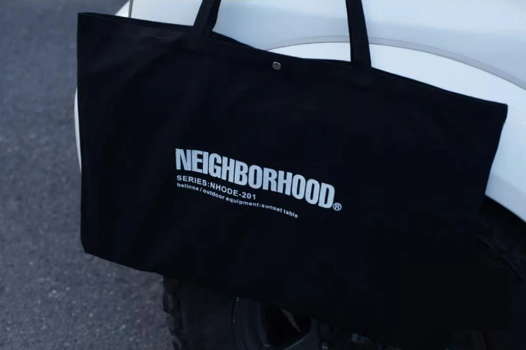 2024 NEIGHBORHOOD 캠핑 캔버스 핸드백 BB42, NBHD 대용량 보관 및 분류