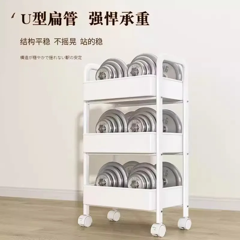 Stroller Shelf Kitchen Floor to Floor Bedroom Multi-layer Baby Snacks Mobile Bathroom Toilet Kitchen Shelf