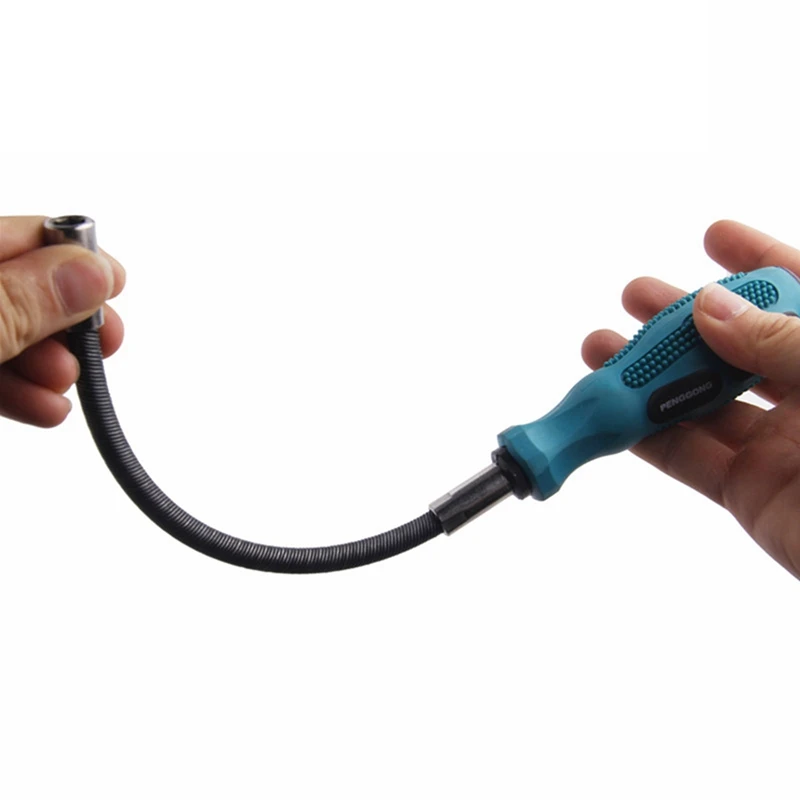 4Pcs 7MM Socket Screwdriver Flexible Hex Flex Manual Socket Screw Driver Hand Tools